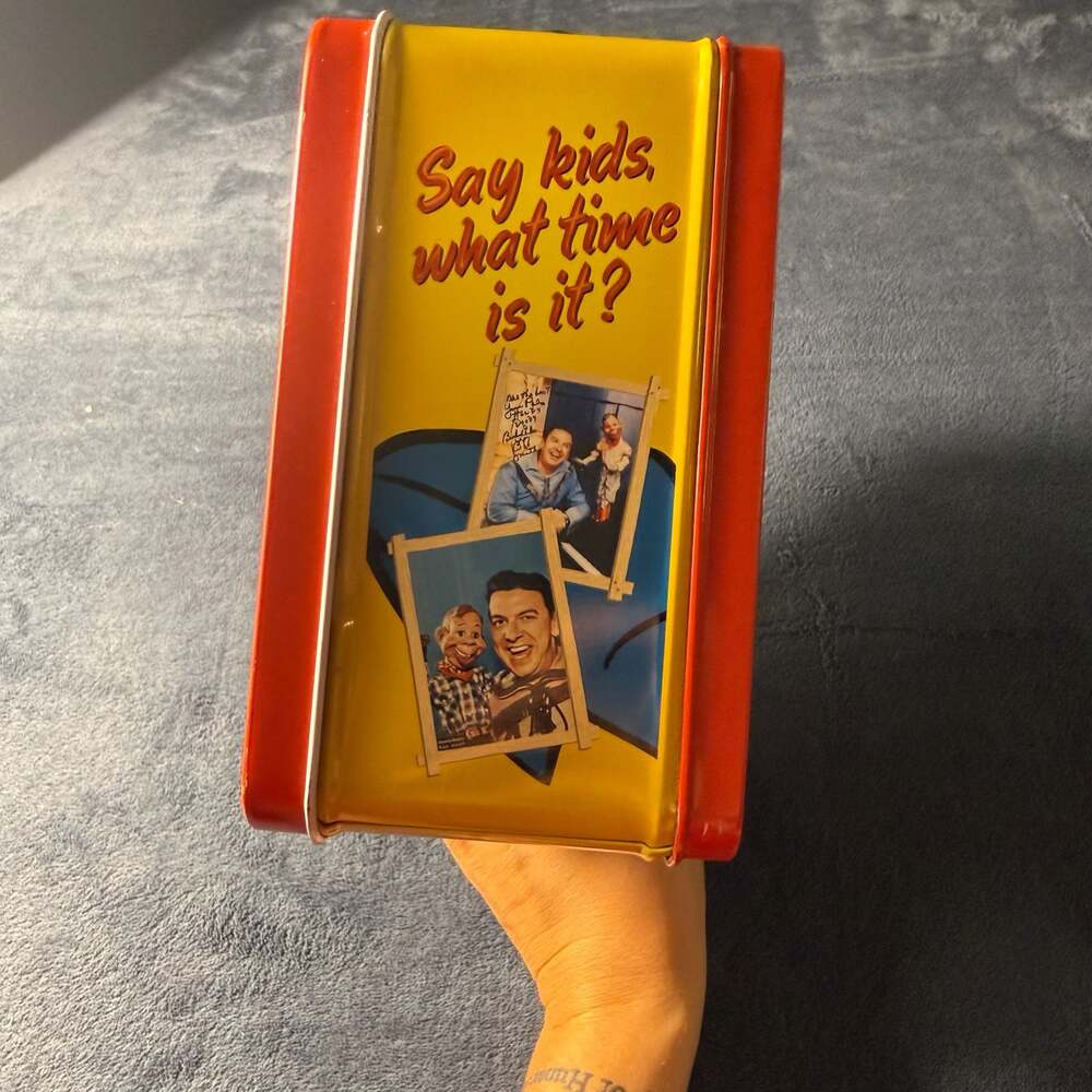 2002 Howdy Doody Peanut Gallery Metal Lunchbox by Bosley Boxes - Picture 3 of 6